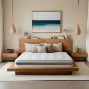 The white stone colchón 135x190 waterfoam termosensible
