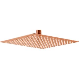 Imex - rociador ducha efecto lluvia de 25x25cm oro rosa