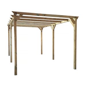 Carport de madera "solar ii" 3 x 5 x 2,4