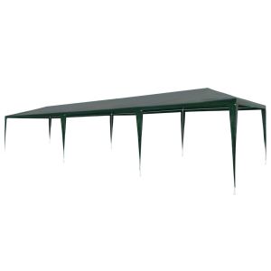 vidaXL carpa para fiestas pe verde 3x9 m