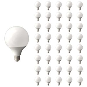 Bombilla LED E27 12w 220v g95 300° globo (pack de 40) - blanco cá