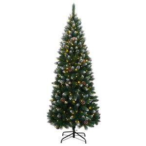 Árbol de navidad artificial con 300 LEDs 210 cm es5966