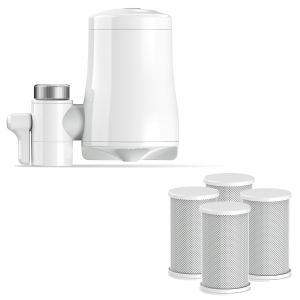 Filtro grifo Tappwater EcoPro, 5 etapas filtra +100 sustancias pack anual