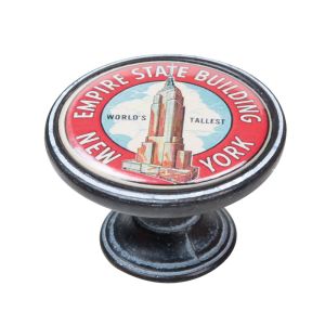 Tirador 37mm óxido decapado hotel empire state, lote de 12