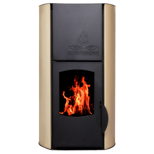 Hidroestufa de pellet Hydra 25 Marfil, 25kW, hasta 200m2