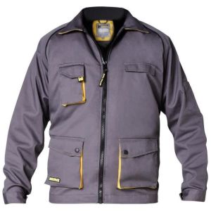 Chaqueta - tendencia - tamaño 52/54 - gris/amarillo - multi-bolsillos - alt