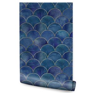 Papel Pintado Con Dibujos Abstractos Para Dormitorio 53cm x 10m