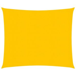 vidaXL toldo de vela amarillo hdpe 160 g/m² 2,5x3 m