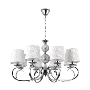 Ubeda chandelier 8xe14 chrome