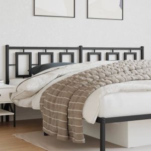 Cabecero de metal negro 193 cm eerf3077
