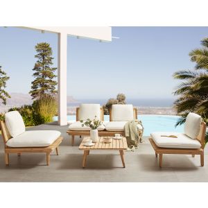 Conjunto de jardín beige claro accadia