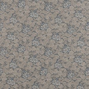 Duro papel pintado flores vintage azul agrisado - 53 cm x 10.05 m - 661090