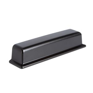 Tirador zamak chike dist. 96mm. Acabado negro mate