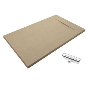 Plato de ducha 100x200 nilo moka ral 1001