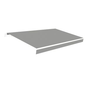 Lona para toldos 4x2,5 – gris poliéster 383x250cm – protección uv