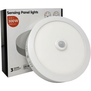 Plafón circular techo sensor de movimiento, cct 3000k 4000k 6000k