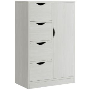 Aparador tablero de partículas blanco 54x29x83 cm