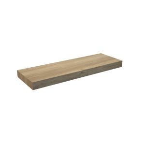 Encimera baño suspendida 80cm x 46cm fondo 46cm roble natural