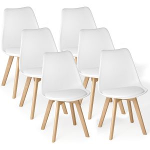 Silla - bealife - pie de madera maciza - pie antideslizante y resistente a