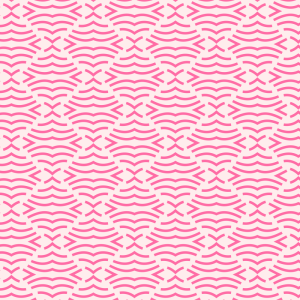 Papel pintado geométrico curvas rosa 60cm por 250cm