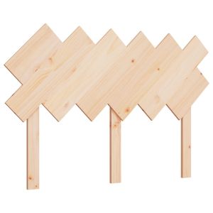vidaXL cabecero de cama madera maciza de pino 132x3x81 cm