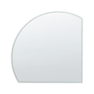 Espejo de baño LED ozenay 100 cm 100 cm plateado