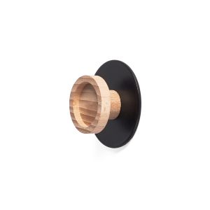 Colgador de pared rei c8717 | 60x60x26 mm | crudo-negro mate