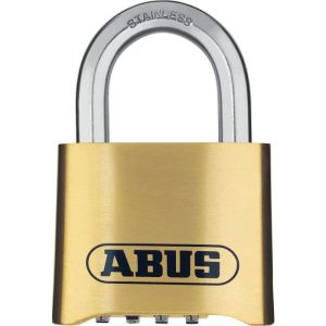 Candado combinado - abus - 180ib/50 b/dfnli - cuerpo de latón forjado - arc