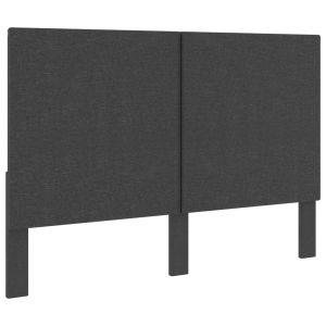 Cabecero de tela gris oscuro 180x200 cm eso4123