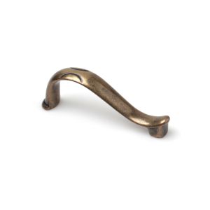 Tirador para mueble rei 3412 | cc 64 mm | cuero viejo | zamak