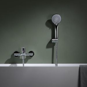 Imex - grifo monomando ducha y bañera cromado serie ural