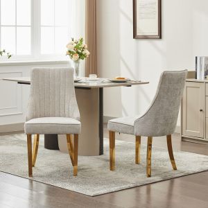 Silla de comedor,madera,dos piezas, beige