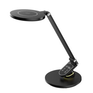 Flexo hamlet negro 10w 800lm hora aviso descanso 44,3x19,1x28,3cm