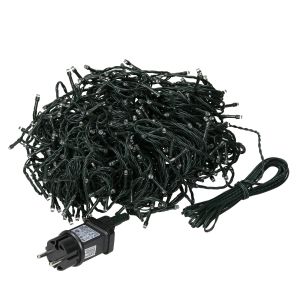 Guirnalda de luces LED 36m blanco frío para interior/exterior, 8 modos