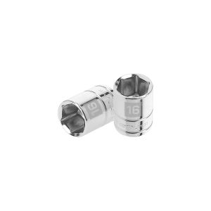Llave vaso hexagonal, cuadro 3/8" - 16 mm