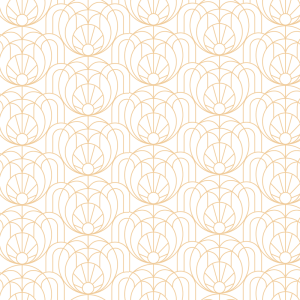 Papel pintado geométrico luxury circular blanco 60cm por 300cm