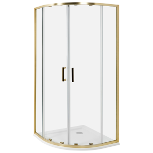 Cabina de ducha jukatan 90 x 90 x 185 cm dorado