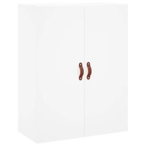 Armario de pared de madera de ingeniería blanca 69,5