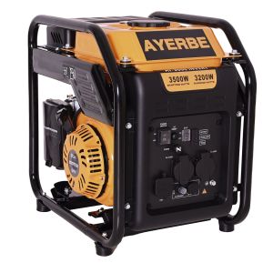 Generador inverter gasolina 3500w motor kiotsu silencioso salida 12v