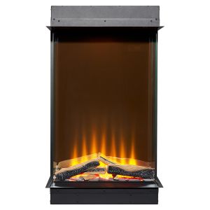 Chimenea eléctrica Acantha Aspire 50 panorámica vertical pared multimedia