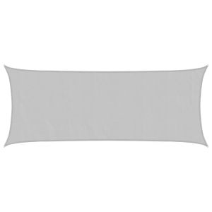 vidaXL toldo de vela poliéster oxford 100% gris claro 5x2 m