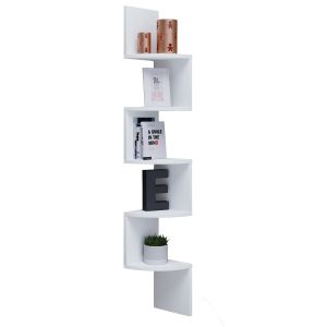 Vcm - estante de pared de madera deco estante de esquina mintis