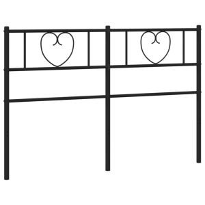 vidaXL cabecero de metal negro 120 cm