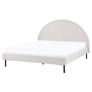 Cama tela margut 160 x 200 cm beige claro