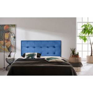 Cabecero aster polipiel azul 100