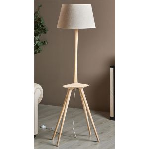 Lampara pie zaid pant. Beige 164 cms. 52x43x164 cms