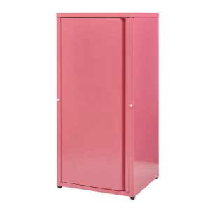 Armario de oficina burlöv acero 88x40x35 cm - rojo sandía [en.casa]