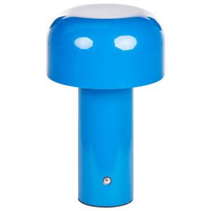 Lámpara de mesa azul besos