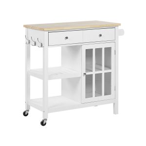 Carrito de cocina genoa blanco