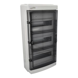 Cuadro eléctrico exterior 36 módulos tapa lateral traslúcida
